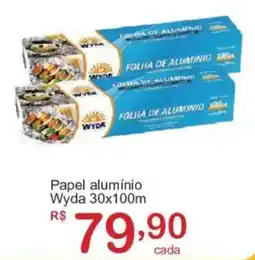 Giga Atacado Papel alumínio Wyda oferta