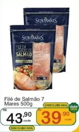 Giga Atacado Filé de Salmão 7 Mares oferta