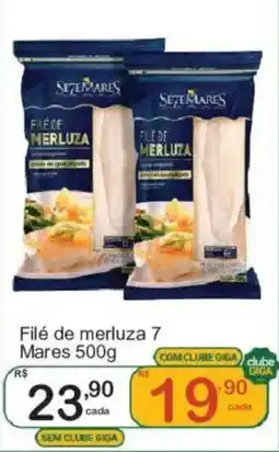 Giga Atacado Filé de merluza 7 Mares oferta