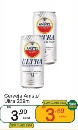 Giga Atacado Cerveja Amstel Ultra 269m oferta