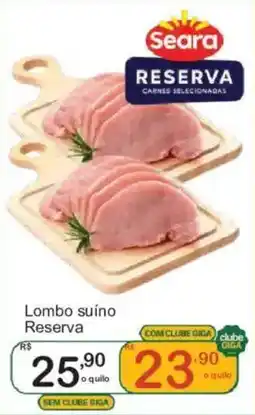 Giga Atacado Lombo suíno reserva oferta