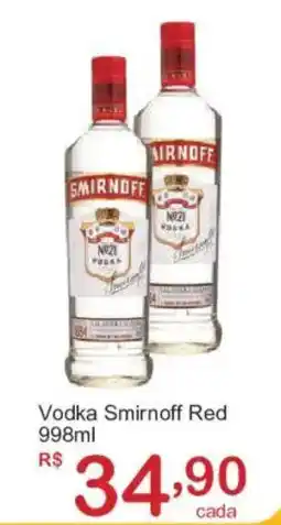 Giga Atacado Vodka Smirnoff Red oferta