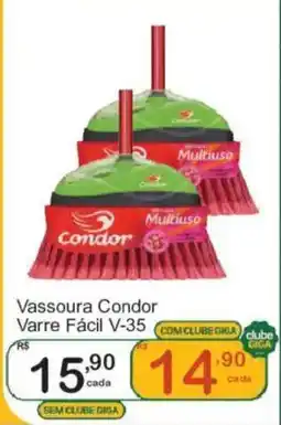 Giga Atacado Vassoura condor varre fácil v-35 oferta