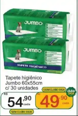 Giga Atacado Tapete higiênico Jumbo oferta