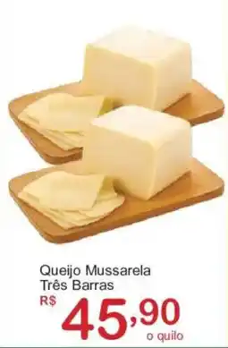 Giga Atacado Queijo Mussarela Três Barras oferta