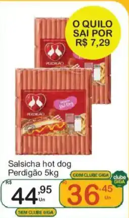 Giga Atacado Salsicha hot dog oferta