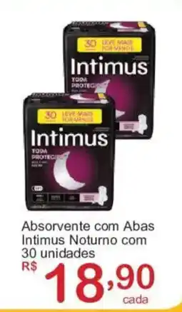 Giga Atacado Absorvente com Abas Intimus Noturno oferta