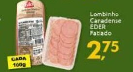Supermercados Nori Lombinho canadense Eder fatiado 100g oferta