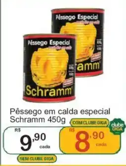 Giga Atacado Pêssego em calda especial schramm oferta