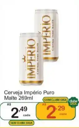 Giga Atacado Cerveja Império Puro Malte oferta