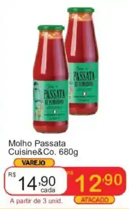 Giga Atacado Molho Passata Cuisine&Co oferta