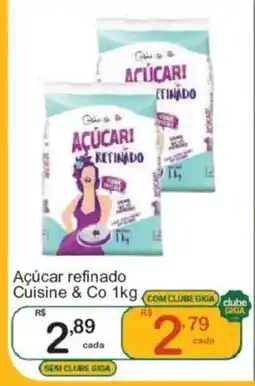Giga Atacado Açúcar refinado Cuisine & Co oferta