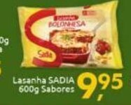 Supermercados Nori Lasanha Sadia 600g Sabores oferta