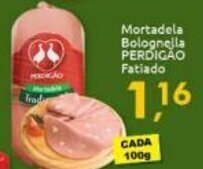 Supermercados Nori Mortadela Bolognella Perdigao fatiada 100g oferta