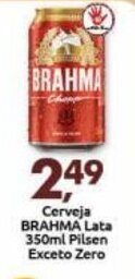Supermercados Nori Cerveja Brahma lata 350ml Pilsen Exceto zero oferta