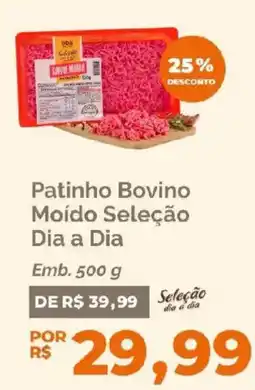 Oba Hortifruti Patinho bovino moído seleção oferta