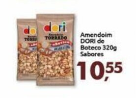 Supermercados Nori Amendoim Dori de Boteco 320g sabores oferta