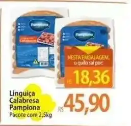 Atacadão Linguiça Calabresa Pamplona oferta