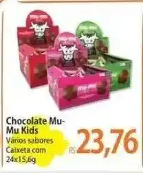 Atacadão Chocolate Mu-Mu Kids oferta