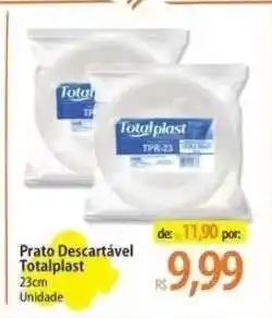 Atacadão Prato Descartável Totalplast oferta