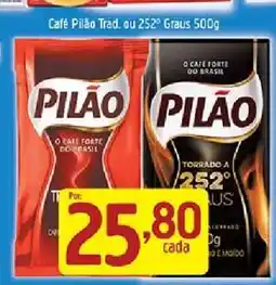 Supermercados Guanabara Café Pilão Trad. ou 252° Graus 500g oferta