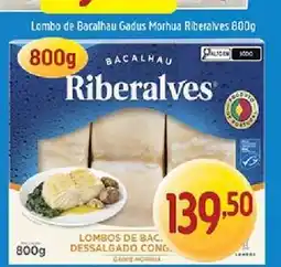 Supermercados Guanabara Lombo de Bacalhau Gadus Morhua Riberalves 800g oferta