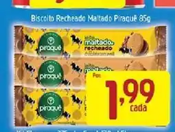 Supermercados Guanabara Biscoito Recheado Maltado Piraquê 85g oferta