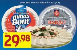 Supermercados Guanabara Queijo Minas Minasbom ou Barão Trad. ou Light oferta