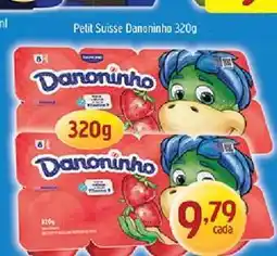Supermercados Guanabara Petit Suisse Danoninho 320g oferta
