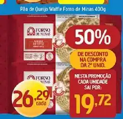 Supermercados Guanabara Pão de Queijo Waffle Forno de Minas 400g oferta