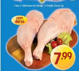 Supermercados Guanabara Coxa c/ Sobrecoxa de Frango c/ Porção Dorsal kg oferta