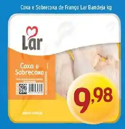 Supermercados Guanabara Coxa e Sobrecoxa de Frango Lar Bandeja kg oferta