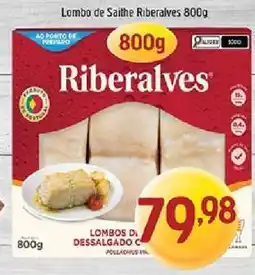 Supermercados Guanabara Lombo de Saithe Riberalves 800g oferta