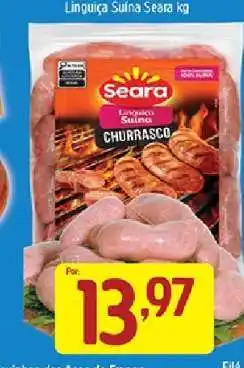 Supermercados Guanabara Linguiça Suína Seara Kg oferta