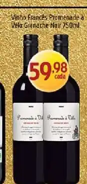 Supermercados Guanabara Vinho Francês Promenade à Velo Grenache Noir 750ml oferta