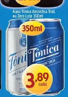 Supermercados Guanabara Água Tônica Antarctica Trad. ou Zero Lata 350ml oferta