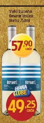 Supermercados Guanabara Vinho Espanhol Boyante Verdejo Branco 750ml oferta