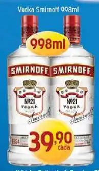 Supermercados Guanabara Vodka Smirnoff 998ml oferta