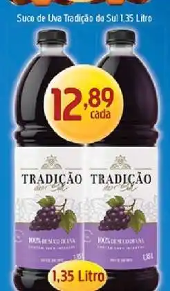 Supermercados Guanabara Suco de Uva Tradição do Sul 1,35 Litro oferta