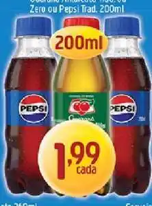 Supermercados Guanabara Guaraná Antarctica, Pepsi Zero ou Pepsi Trad oferta