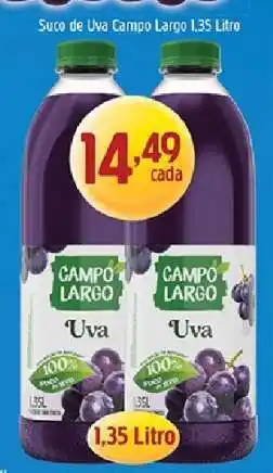 Supermercados Guanabara Suco de Uva Campo Largo 1,35 Litro oferta