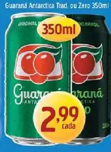 Supermercados Guanabara Guaraná Antarctica Trad. ou Zero 350ml oferta