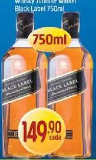 Supermercados Guanabara Whisky Johnnie Walker Black Label 750ml oferta