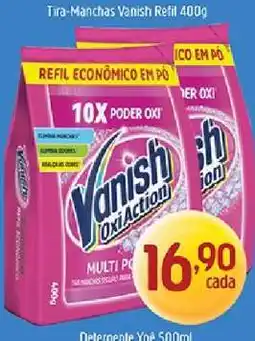 Supermercados Guanabara Tira-Manchas Vanish Refil 400g oferta