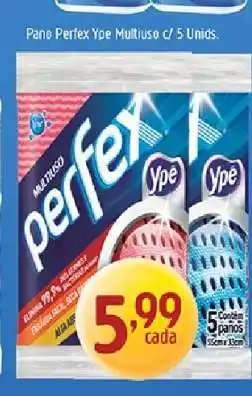 Supermercados Guanabara Pano Perfex Ype Multiuso c/ 5 Unids oferta