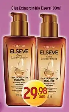 Supermercados Guanabara Óleo Extraordinário Elseve 100ml oferta