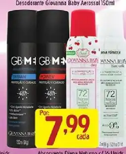 Supermercados Guanabara Desodorante Giovanna Baby Aerossol 150ml oferta
