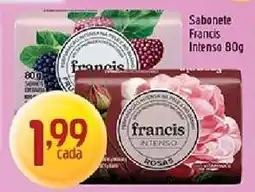Supermercados Guanabara Sabonete Francis Intenso 80g oferta