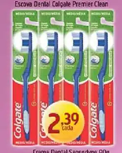 Supermercados Guanabara Escova Dental Colgate Premier Clean oferta