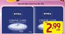 Supermercados Guanabara Sabonete Nivea Creme Care Box 90g oferta